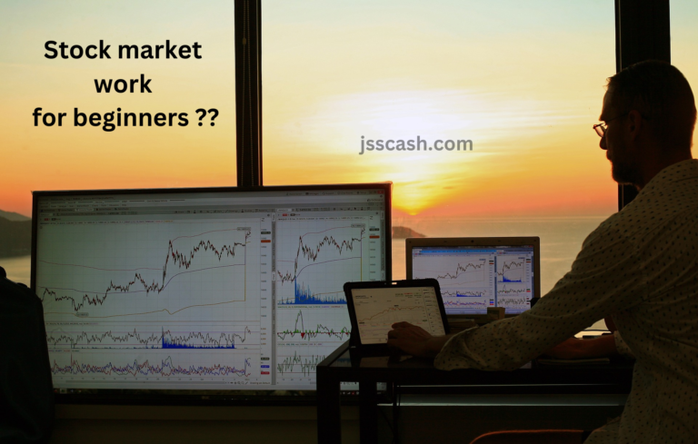 stock market work for beginners