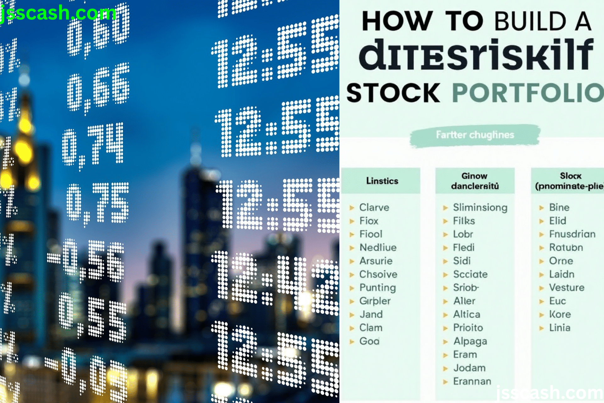 How to build a diversified stock portfolio 1 How to build a diversified stock portfolio